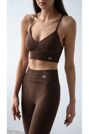 نیم تنه اسپرت قهوه ای زنانه Flamefit Wear - کد 924120635