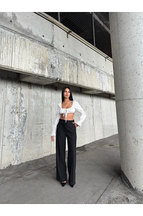 شلوار مشکی زنانه بافتنی SIMO CLUB - کد 923282360