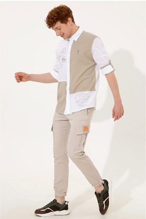 شلوار آبی مردانه فاق نرمال U.S. Polo Assn. - کد 315938947