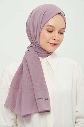 شال بنفش زنانه شیفون Madame Polo - کد 923282436