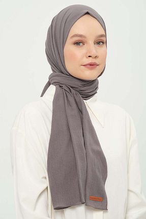 شال طوسی زنانه جاز Madame Polo - کد 923278648