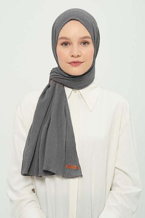 شال طوسی زنانه جاز Madame Polo - کد 923275404