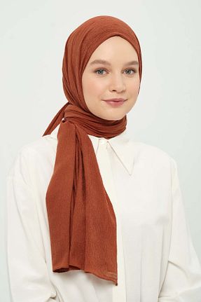 شال قهوه ای زنانه جاز Madame Polo - کد 923278179
