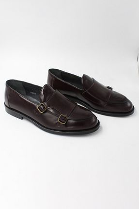 دمپائی زرشکی مردانه چرم خالص ENDİCAN - کد 769560482