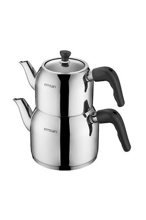 کتری مشکی استیل (فولاد) Emsan - کد 877633558