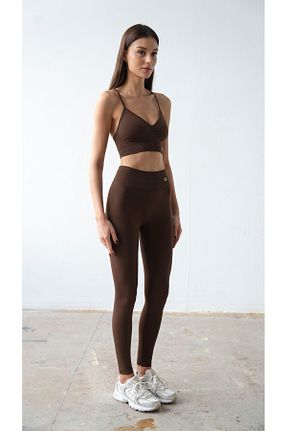 ست بالاتنه و پائین تنه اسپرت قهوه ای زنانه Flamefit Wear - کد 924126139