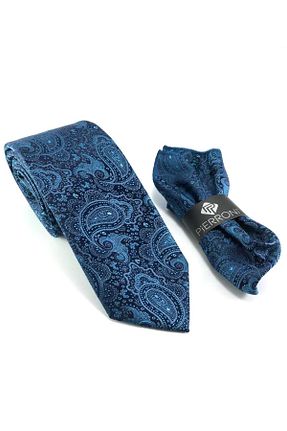 کراوات نارنجی مردانه میکروفیبر PİERRONİ - کد 65435353