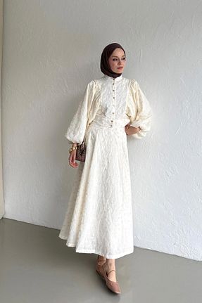 ست بالاتنه و پائین تنه بژ زنانه بافتنی Moca - کد 917948614