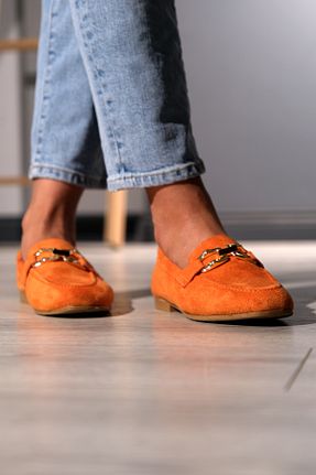 بابت نارنجی زنانه جیر Akka Shoes - کد 923323565