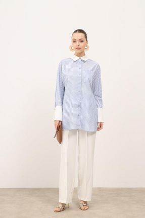 تونیک آبی بافتنی MAXMU - کد 923371610