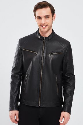 کاپشن مشکی مردانه Relaxed Derimod - کد 818293359