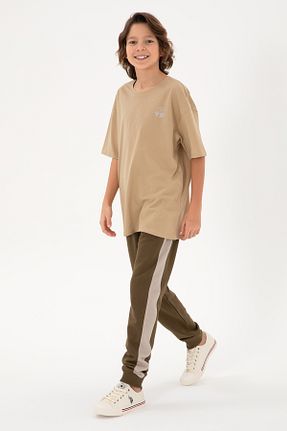 شلوار کرمگن خاکی بچه گانه رگولار U.S. Polo Assn. - کد 878903963