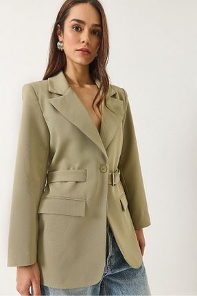 کت سبز زنانه Straight Bianco Lucci - کد 923369901