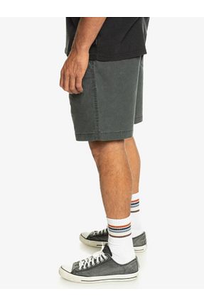 شلوارک و برمودا طوسی مردانه پنبه - الاستین Quiksilver - کد 700578038