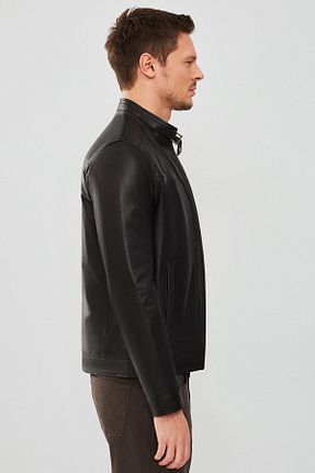 کاپشن مشکی مردانه رگولار Derimod - کد 459334814