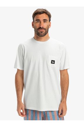 تیشرت سفید مردانه یقه دوچرخه Quiksilver - کد 899305728