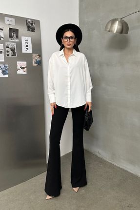 پیراهن سفید زنانه اورسایز msm fashion - کد 923374226