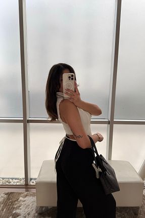 جلیقه نباتی زنانه اسلیم Güneş - کد 923395112