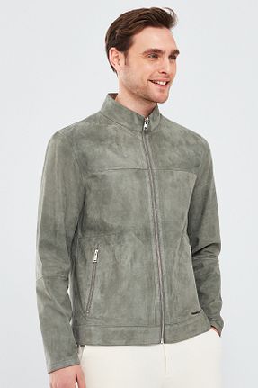 کاپشن سبز مردانه Straight Derimod - کد 818547379