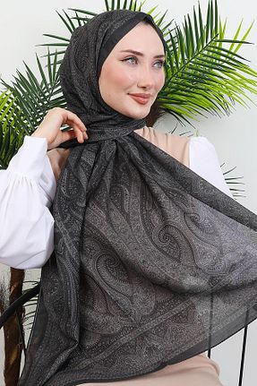 شال مشکی زنانه پلی استر Genel Markalar - کد 931135120