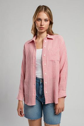 پیراهن قرمز زنانه رگولار Lee Cooper - کد 923396772