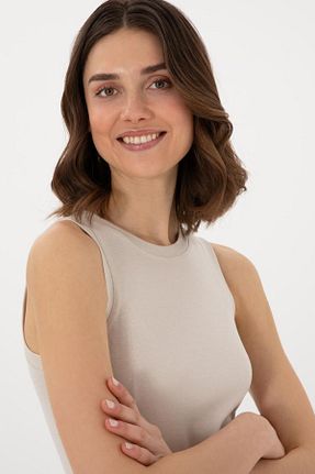 تیشرت طوسی زنانه سوپر اسلیم فیت U.S. Polo Assn. - کد 923402882