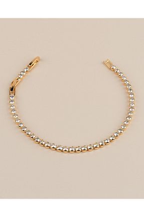 دستبند استیل (فولاد) طلائی روکش طلا Portakal Esintisi - کد 923448852