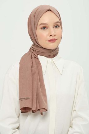 شال صورتی زنانه پنبه پلی استر Madame Polo - کد 923449423