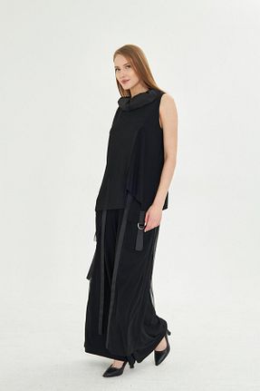 شلوار مشکی زنانه بافتنی LAMANTE - کد 923459513