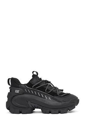 کفش اسنیکر مشکی مردانه چرم اصل Caterpillar - کد 856922970