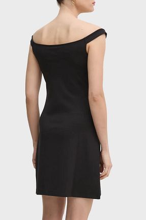 لباس مشکی زنانه بافتنی Calvin Klein - کد 924200779