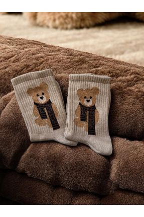 جوراب رنگی زنانه پنبه ای MODA - کد 923583244
