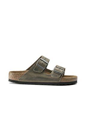 صندل خاکی زنانه پاشنه ضخیم Birkenstock - کد 924286279