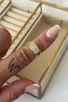 انگشتر جواهر رنگی زنانه زیرکن MyladyAccessoriess - کد 751452306