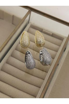 گوشواره جواهر زیرکن MyladyAccessoriess - کد 774464582