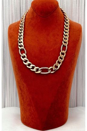 گردنبند استیل ( فولاد ) زنانه روکش طلا MyladyAccessoriess - کد 718383098