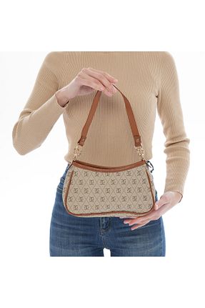 کیف دوشی بژ زنانه چرم مصنوعی Z&M COLLECTION BAG SHOPPİNG - کد 903859662
