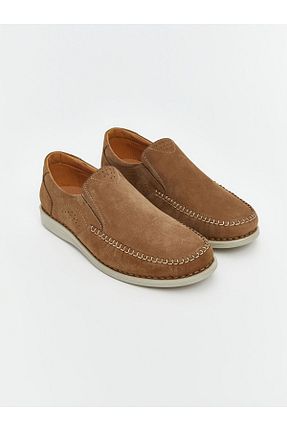کفش کلاسیک قهوه ای مردانه جیر LC Waikiki - کد 924302100