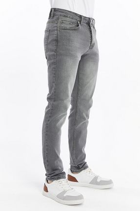 شلوار جین خاکی مردانه پاچه تنگ MD MARSHALL DENIM - کد 904009731