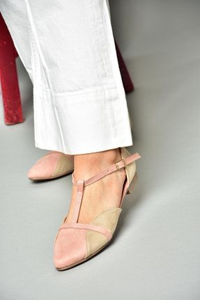 بابت صورتی زنانه جیر Fox Shoes - کد 2277048