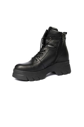 بوت / نیم بوت مشکی زنانه چرم خالص Greyder - کد 800208823