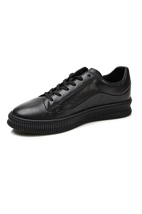 کفش اسنیکر مشکی مردانه چرم اصل Greyder - کد 758740935