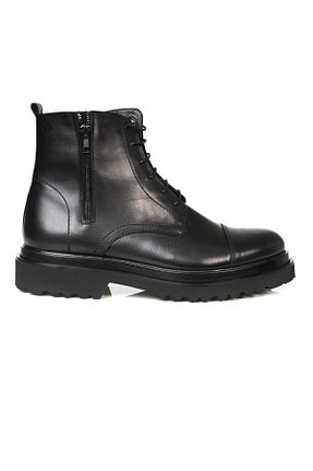 بوت / نیم بوت مشکی مردانه چرم خالص Greyder - کد 764830237