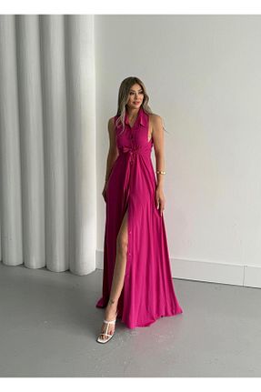لباس صورتی زنانه بافتنی QİMYA BUTİK - کد 923683770