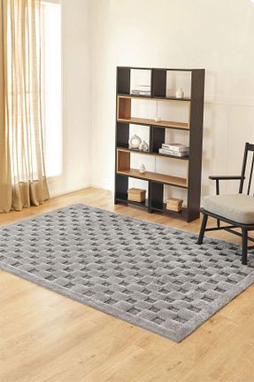 فرش طوسی قابل شستشو Kaşmir Halı - کد 871873880