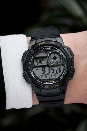 ساعت مچی سفید مردانه 41-45 میلی متر Casio - کد 643365