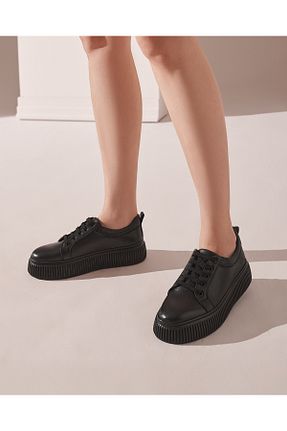 کفش اسنیکر مشکی زنانه بند دار Hotiç - کد 897892370