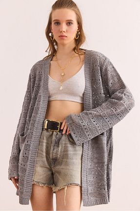 رویه طوسی زنانه اکریلیک Olalook - کد 923047231