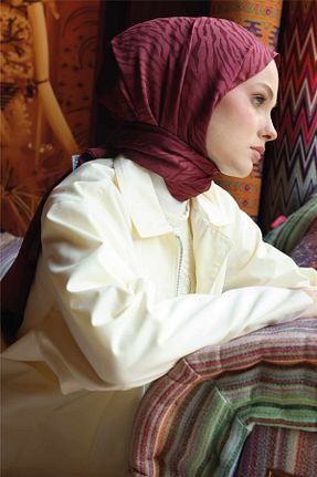شال بنفش زنانه پلی استر VALORSCARF - کد 921650756