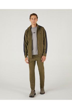 پائین تنه گرمکن اسپرت خاکی مردانه الاستین Skechers - کد 852799209